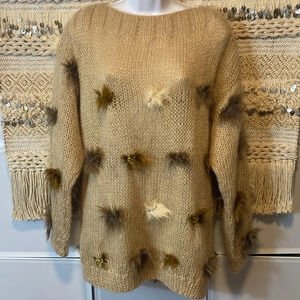 VNTG 1980’s Regina Schrecker from Caritta Beverly Hills 100% Wool Knit Sweater